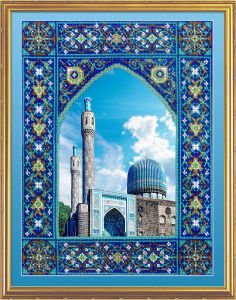 Алмазная вышивка «Голубая мечеть», LG211, 40х50