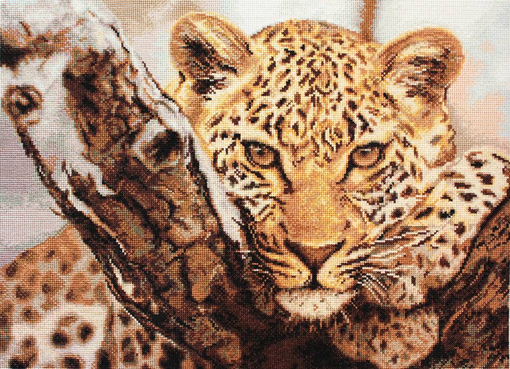 Леопард b Вышивка нитками > Luca-S > Животные. Leopard