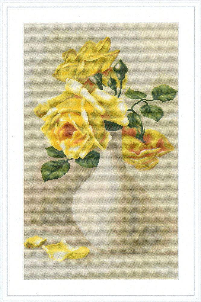 Kits :: Cross stitch :: Чудесная Игла :: Жёлтые розы