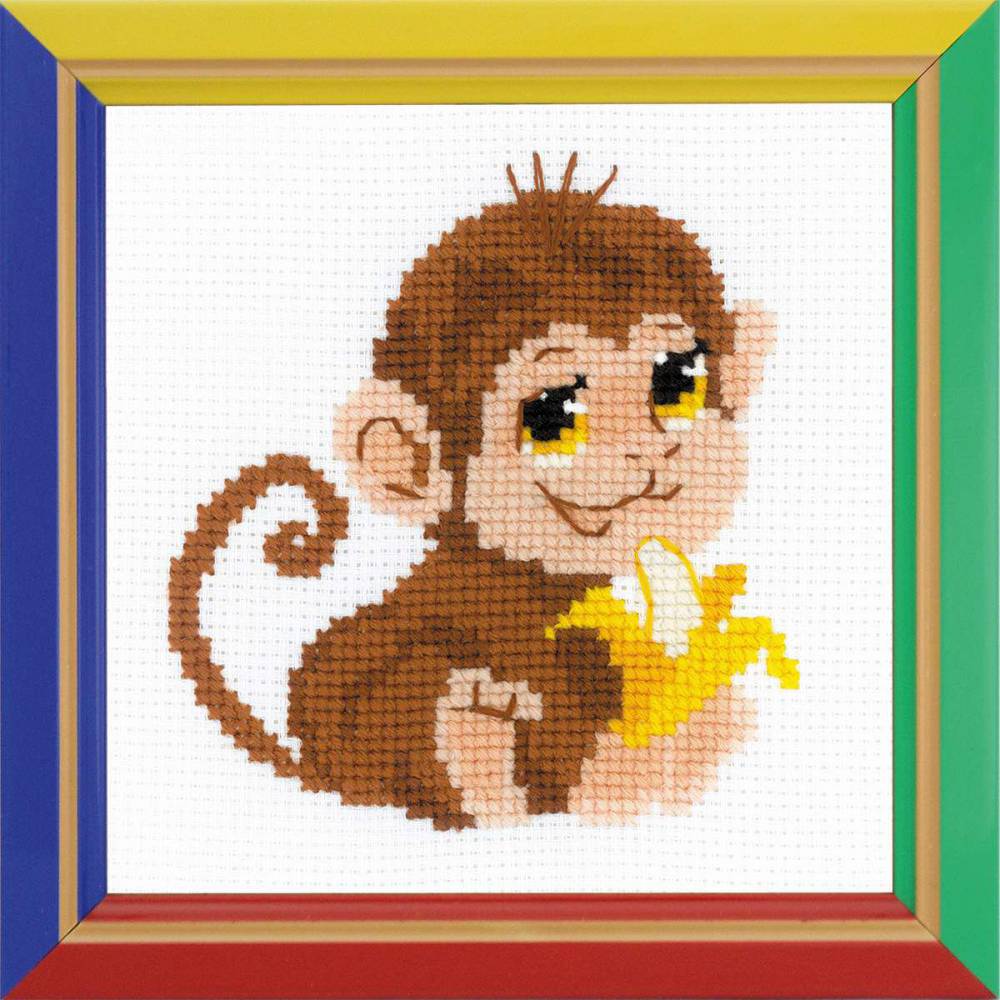 Вязаная обезьянка из цирка — Shustrik