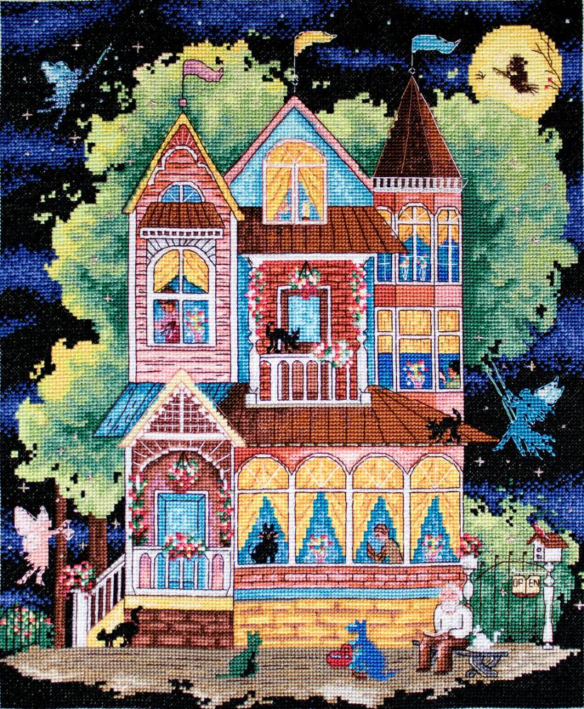 Сказочный дом LETI-937. Вышивка нитками > Letistitch > Разное. Fairy tale  house