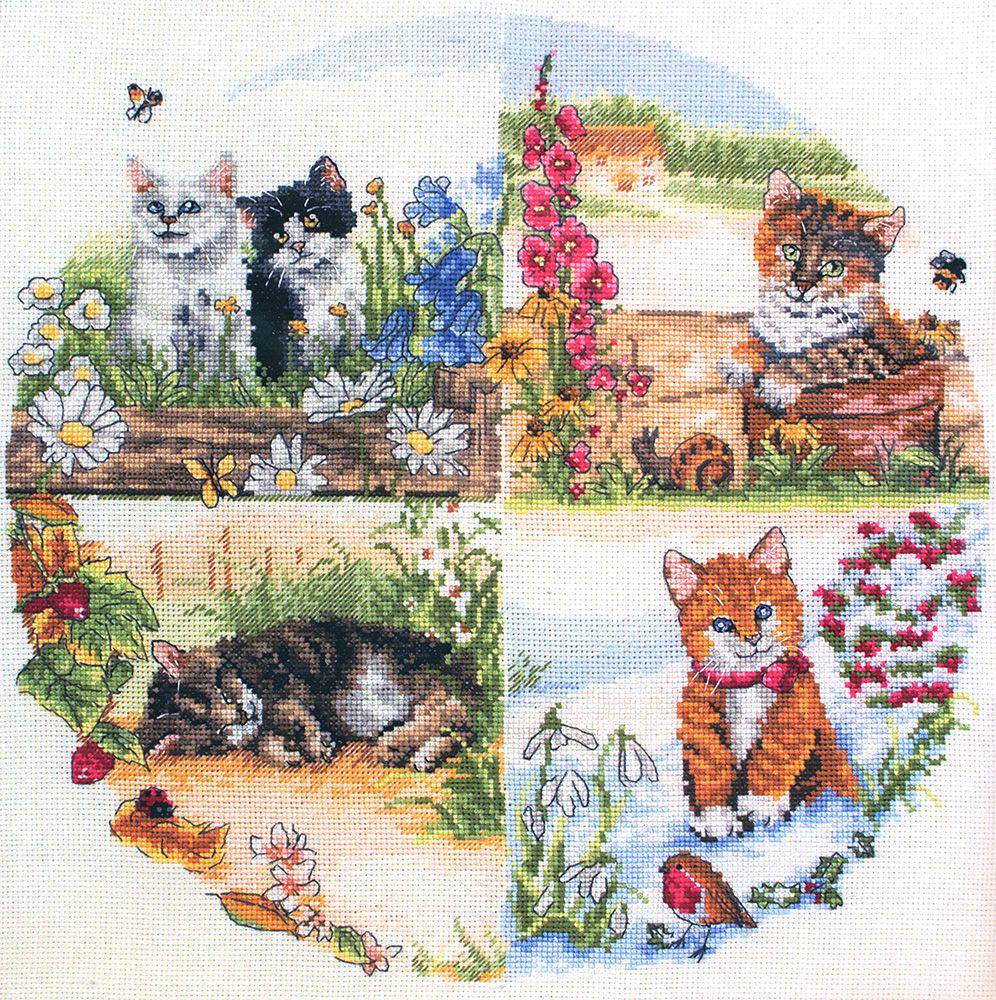 Предпросмотр схемы вышивки «британская кошка черепашка» (№207551)