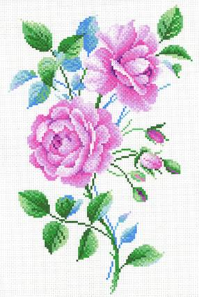 Схема вышивки «Винтажные цветы»